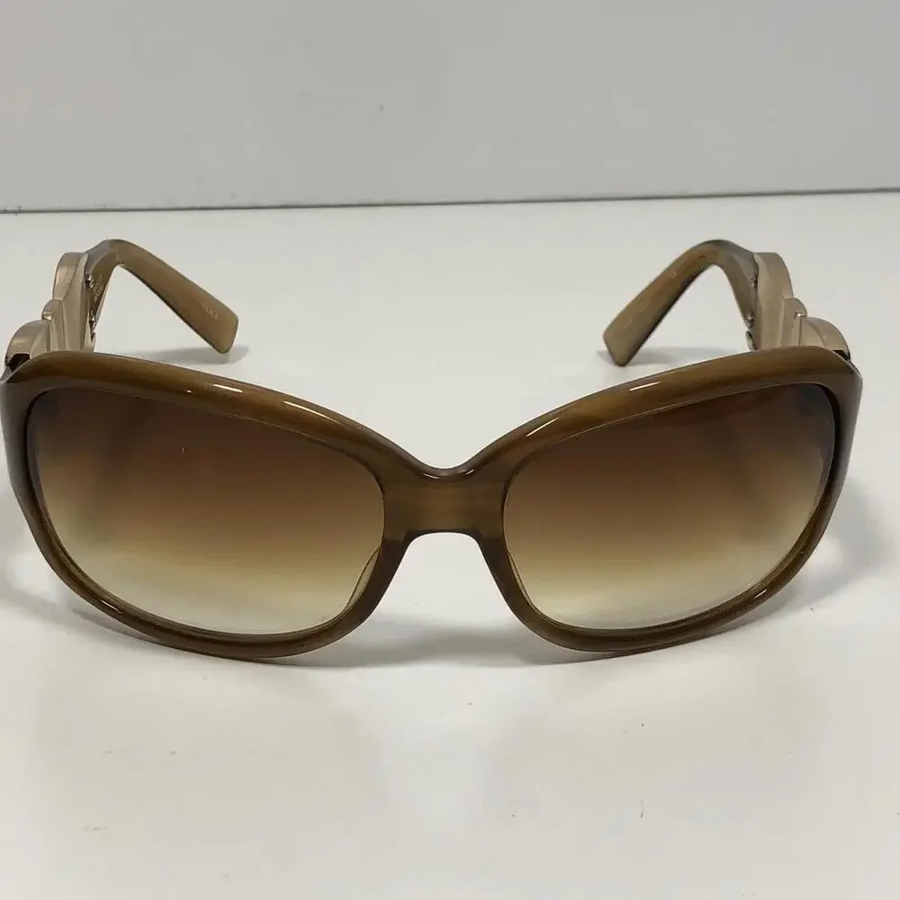 Badgely Mischka Women's Sunglasses Sable Dorothy Bow Side Brown Gradient w/ Case